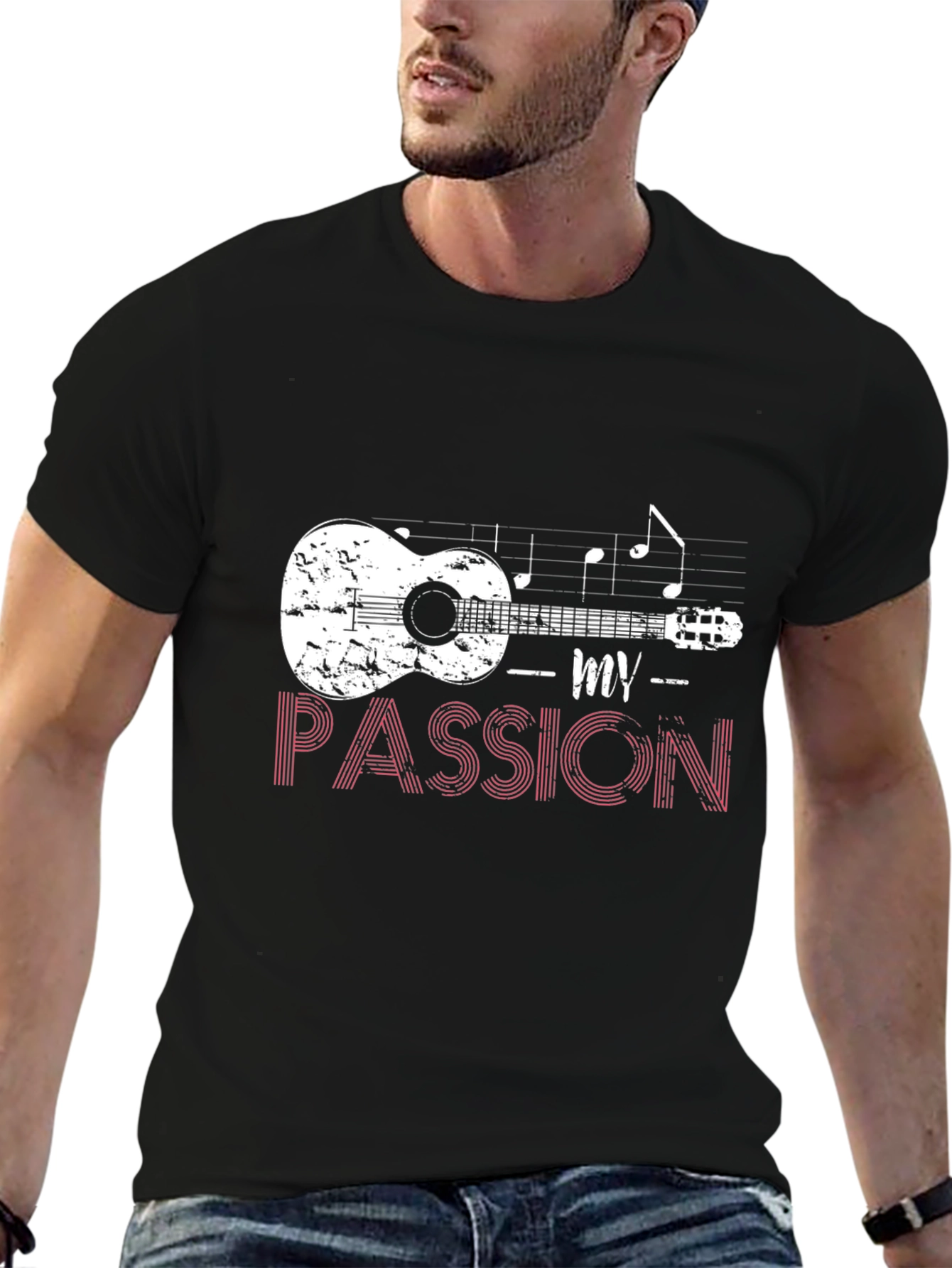 My Passion Guitar Graphic T-Shirt