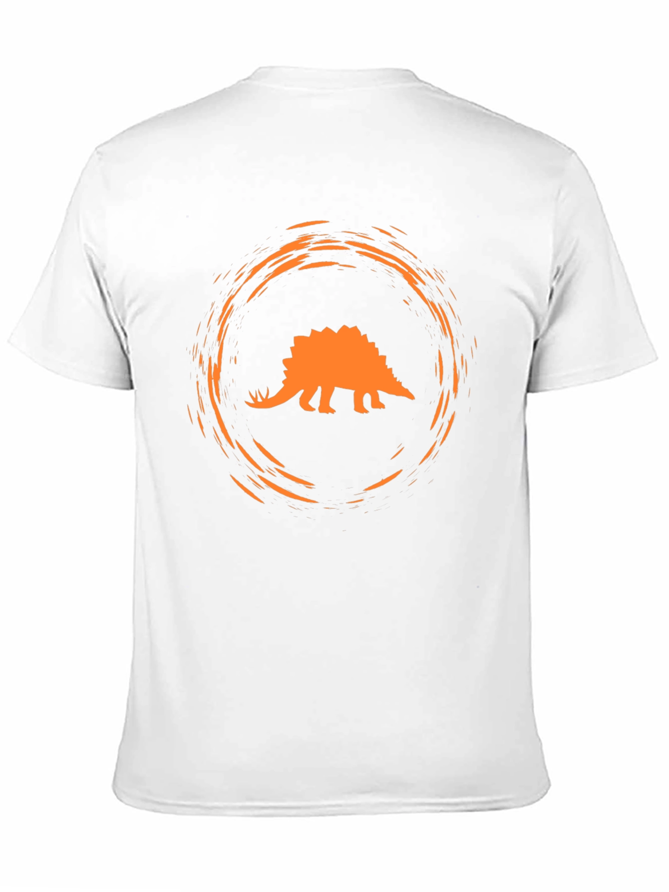 Dino Circle Tee - Black Cotton Comfort