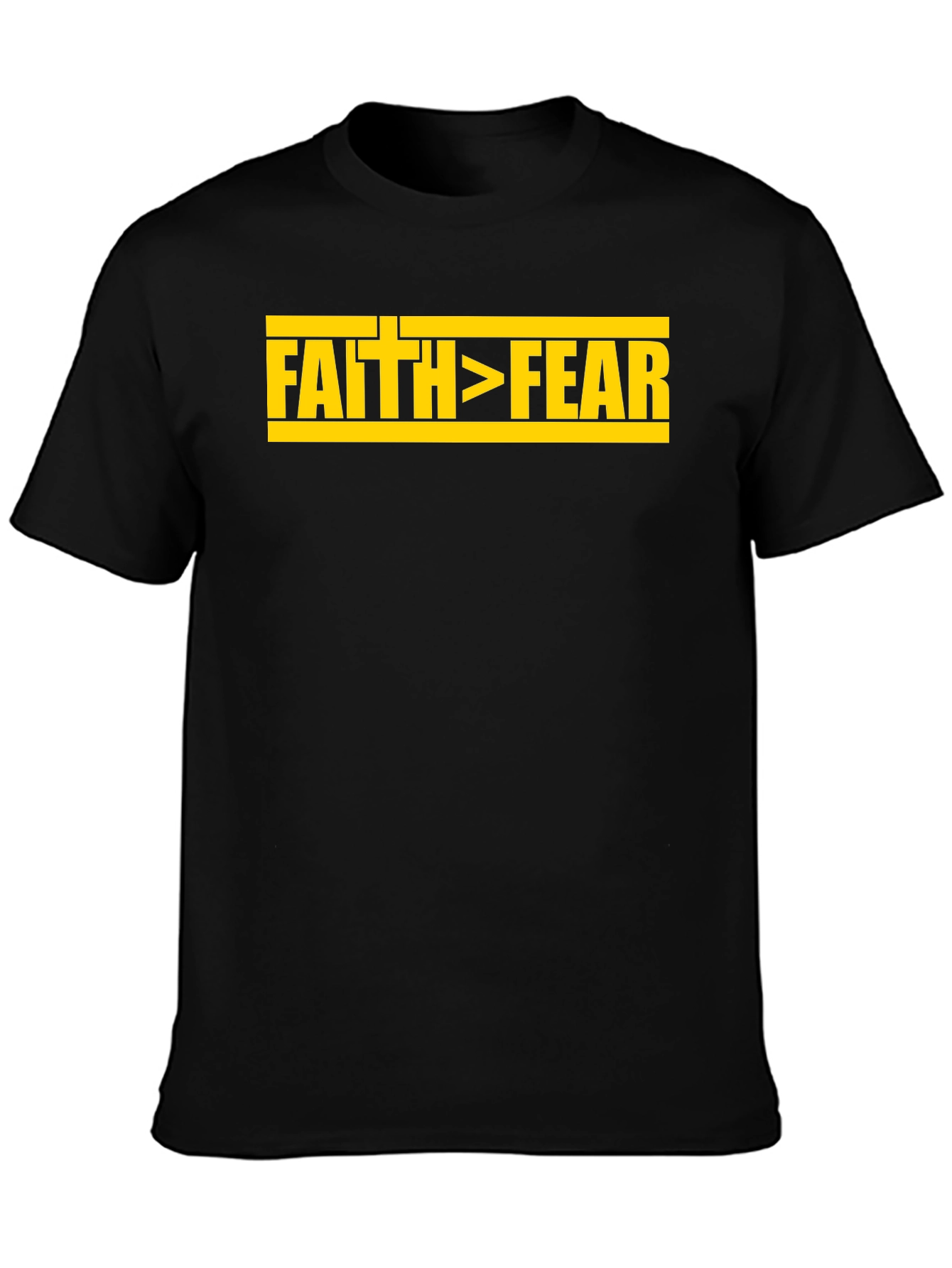 Faith Over Fear Graphic T-Shirt - Christian Inspired Design