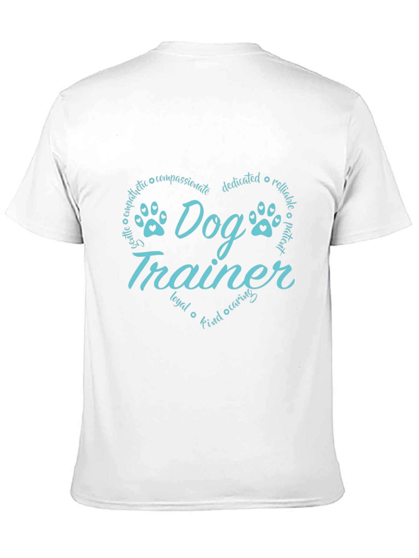 Dog Trainer Heart Graphic Tee - Black
