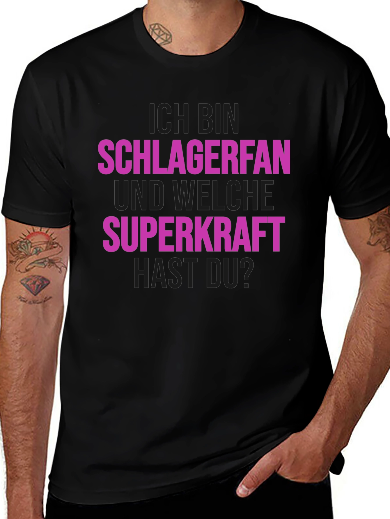 Schlagerfan T-Shirt - Superkraft