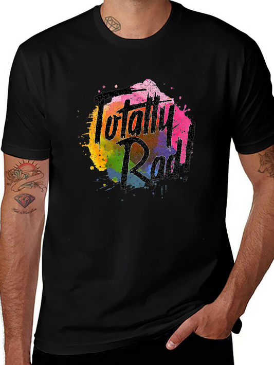Totally Rad Graphic Print Crewneck T-Shirt