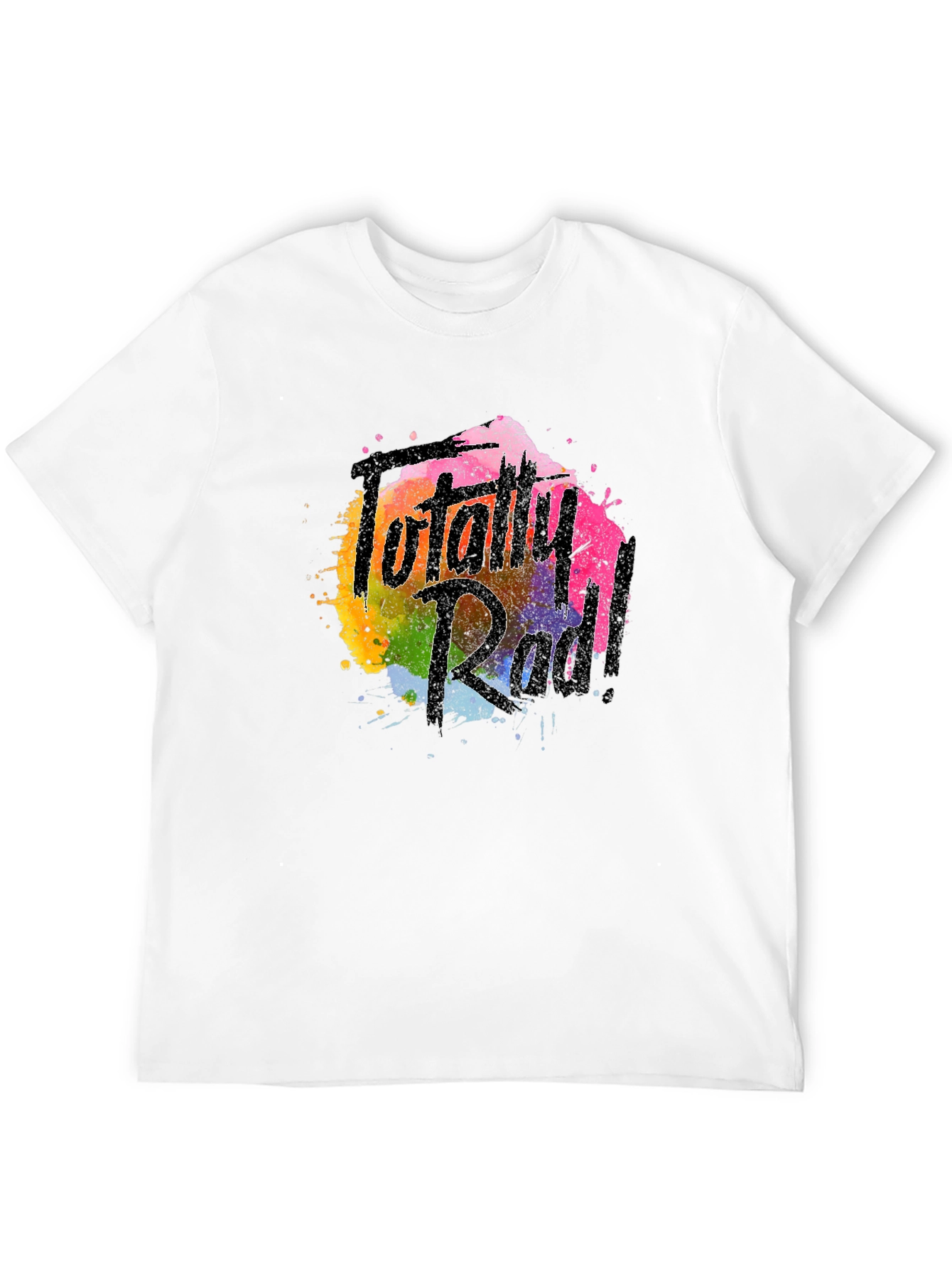 Totally Rad Graphic Print Crewneck T-Shirt
