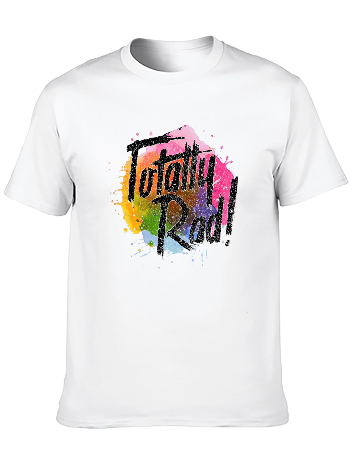 Totally Rad Graphic Print Crewneck T-Shirt