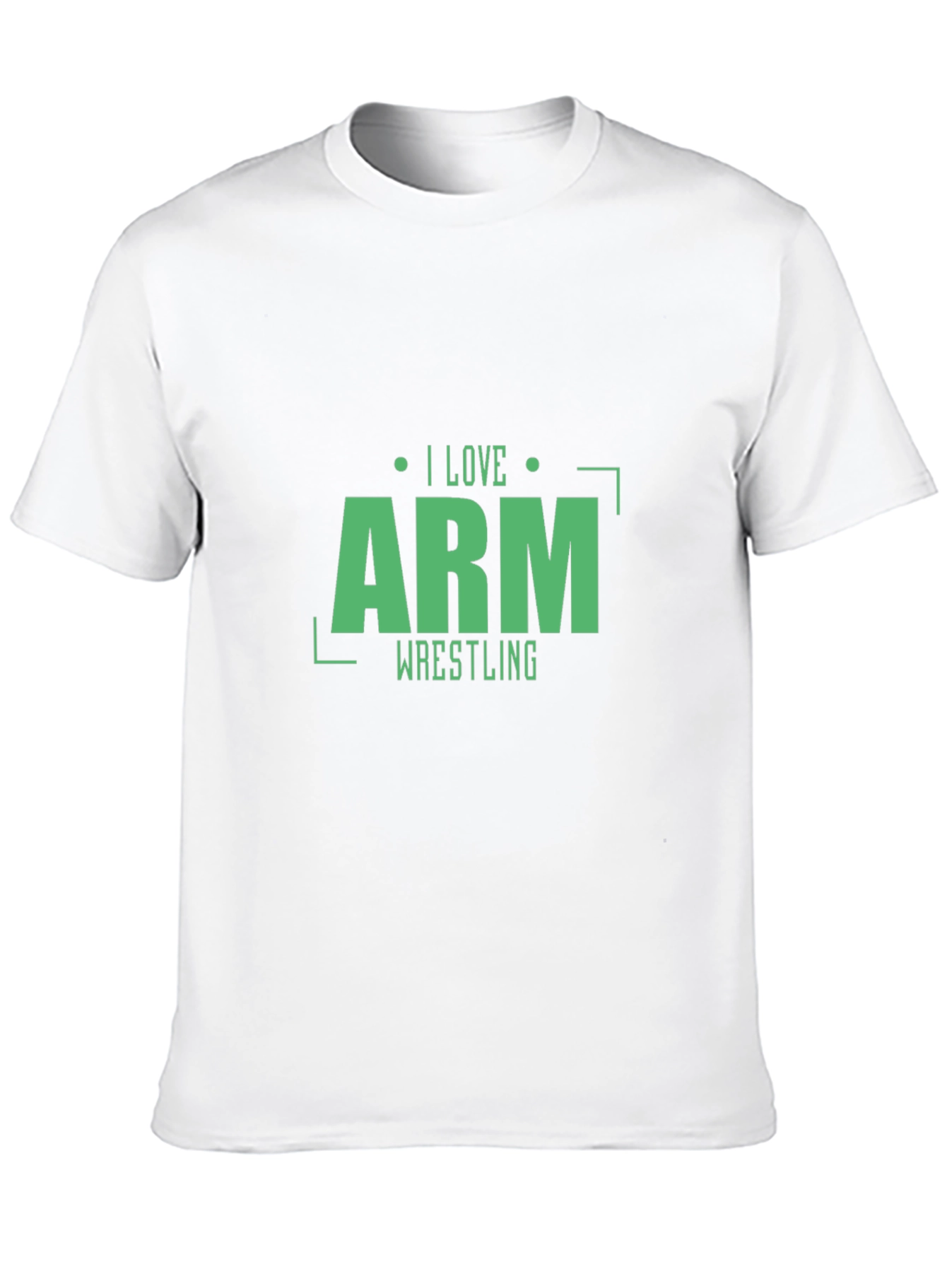 I Love Arm Wrestling T-Shirt - Black Stylish Design