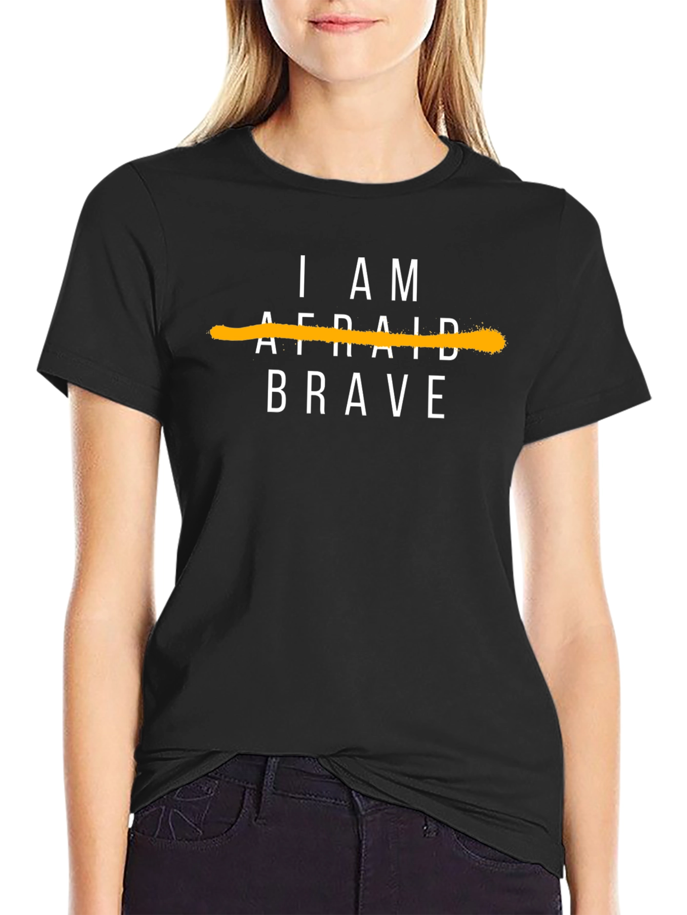 I AM BRAVE Graphic Tee - Motivational T-Shirt