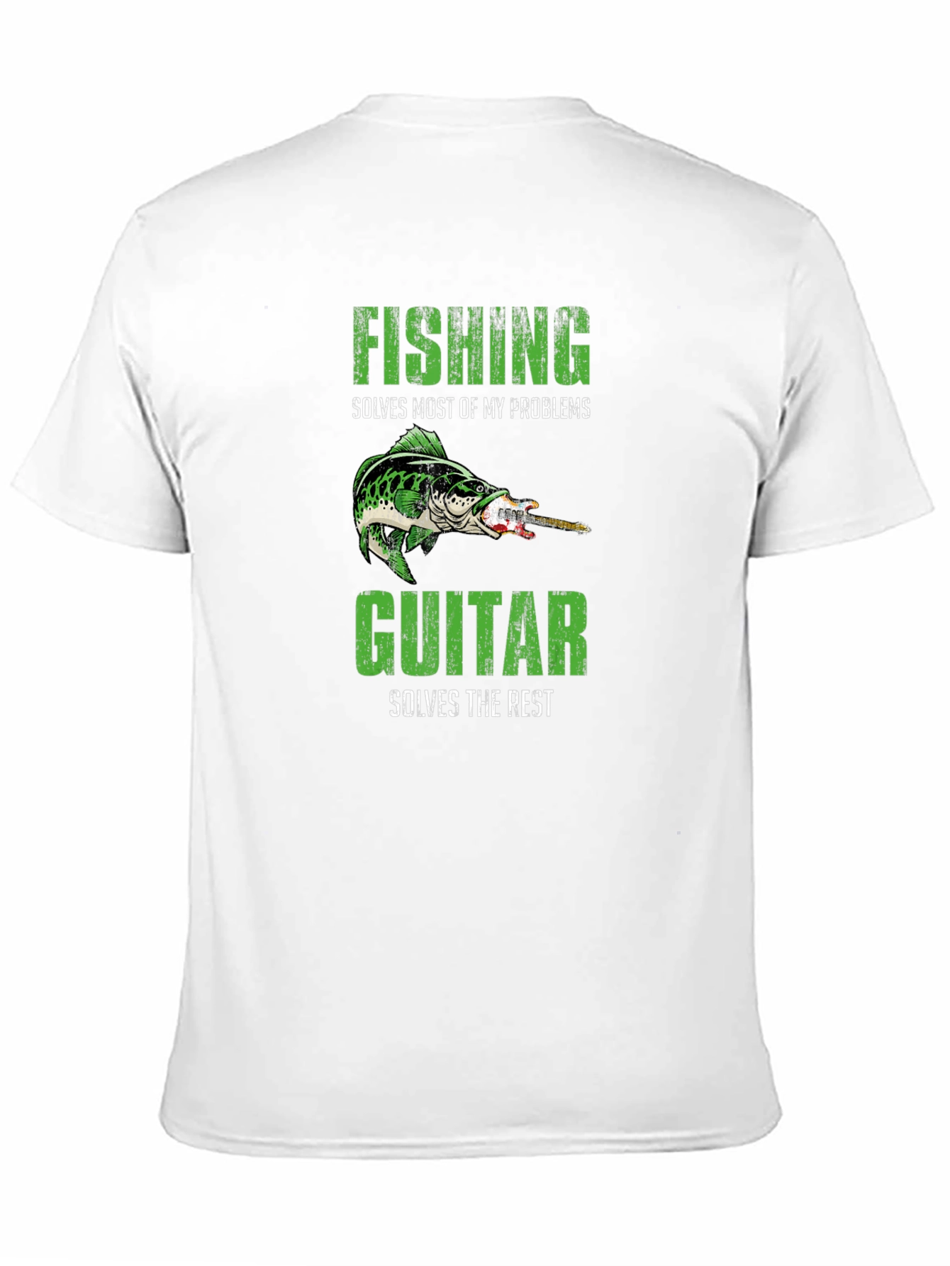 Fishing & Guitar Solve My Problems T-Shirt
