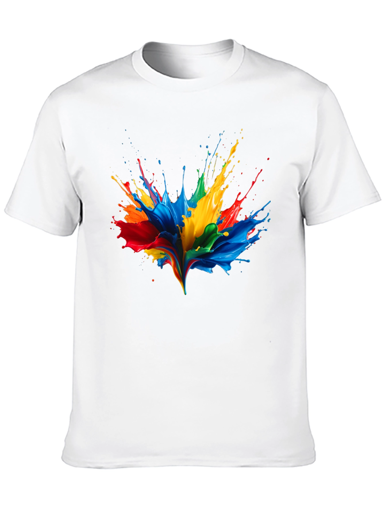 Colorful Paint Splatter T-Shirt