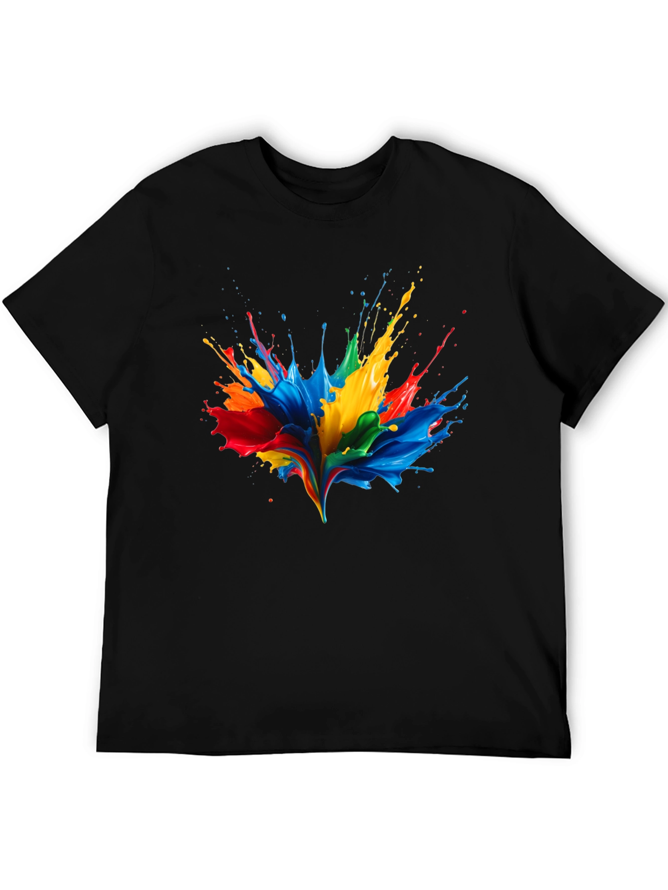 Colorful Paint Splatter T-Shirt