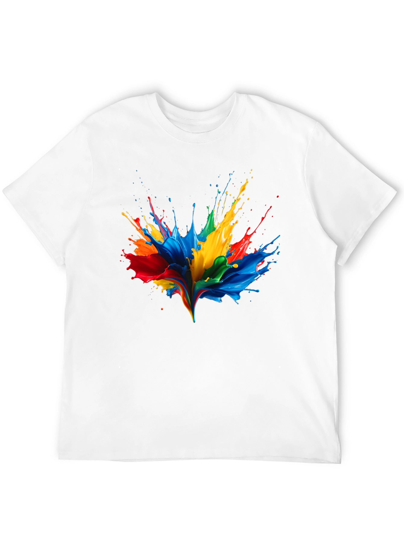 Colorful Paint Splatter T-Shirt