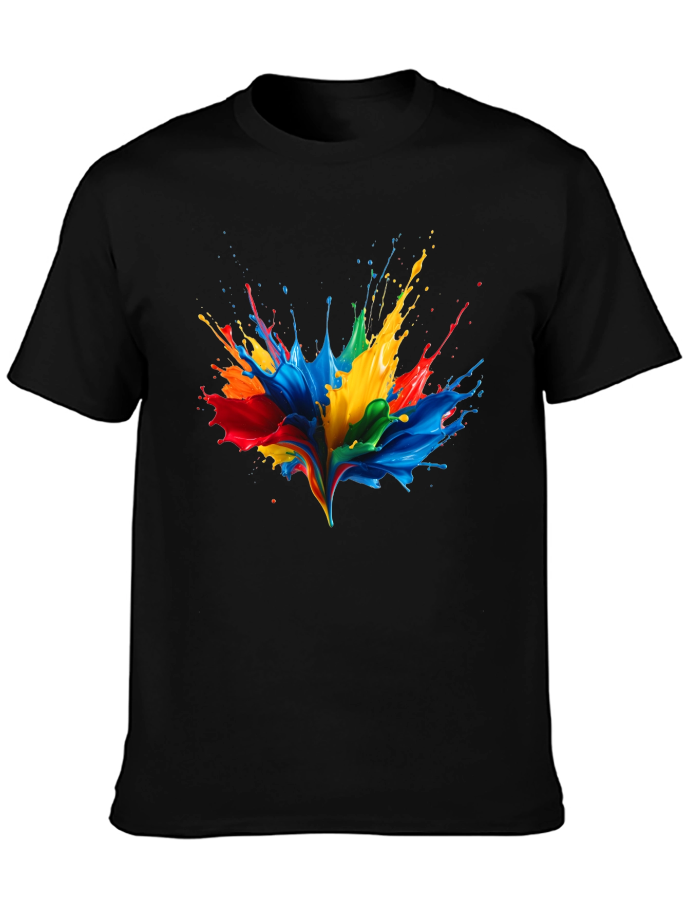 Colorful Paint Splatter T-Shirt