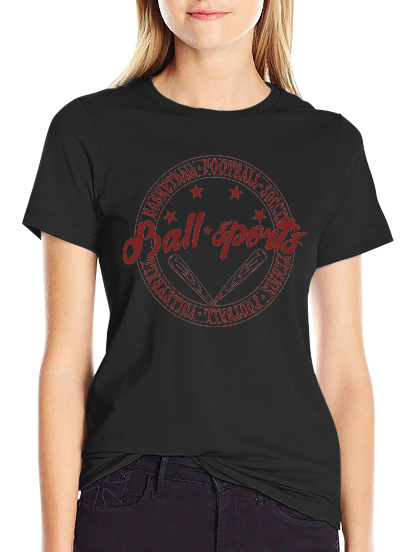 Ball Sports T-Shirt - Graphic Print Tee