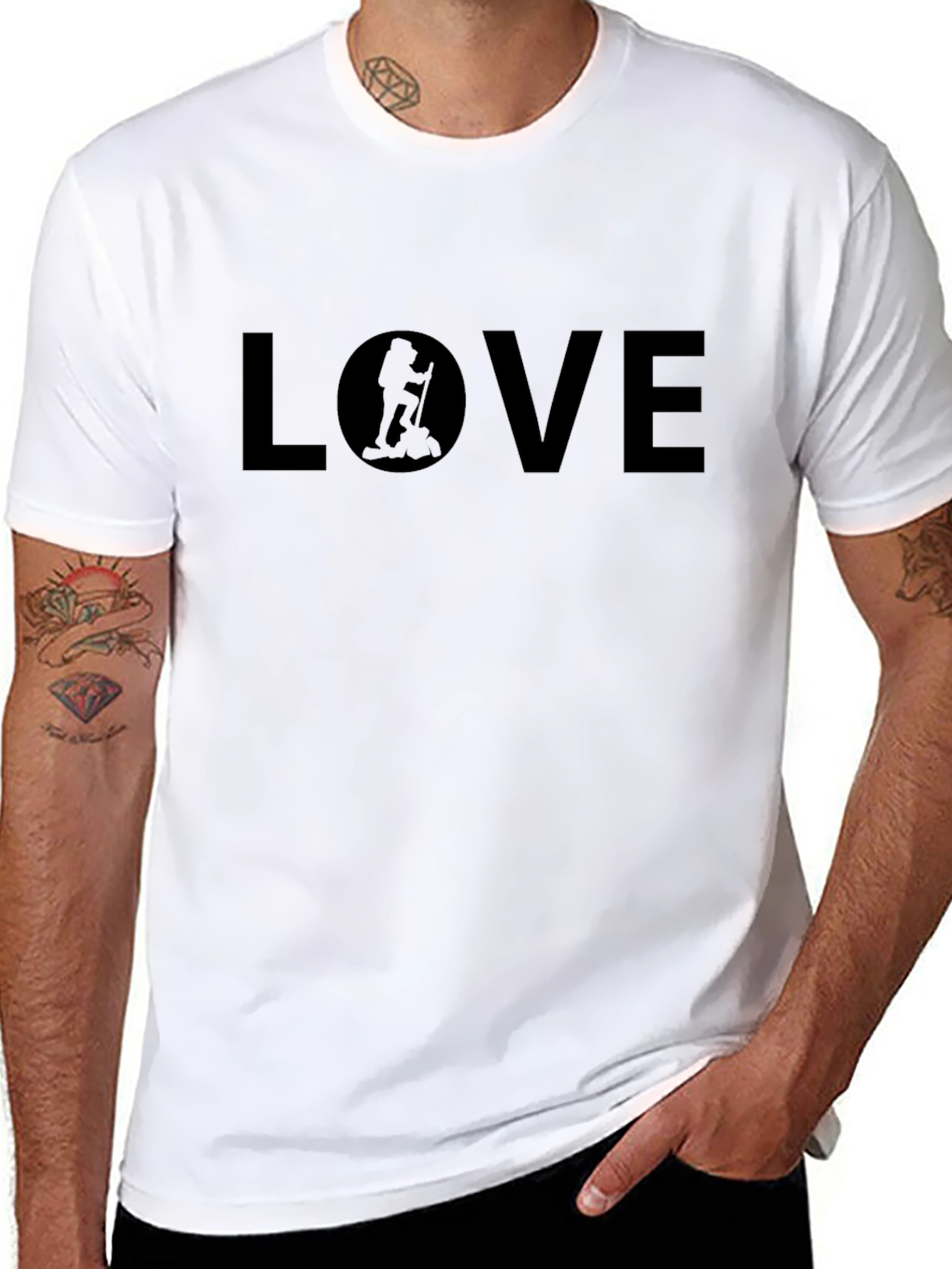 Love Hiking T-Shirt - Outdoor Adventure Tee
