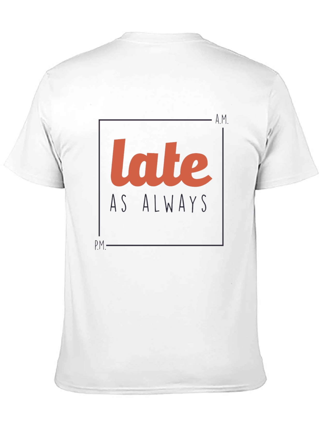 Late As Always Graphic Tee - Black T-Shirt
