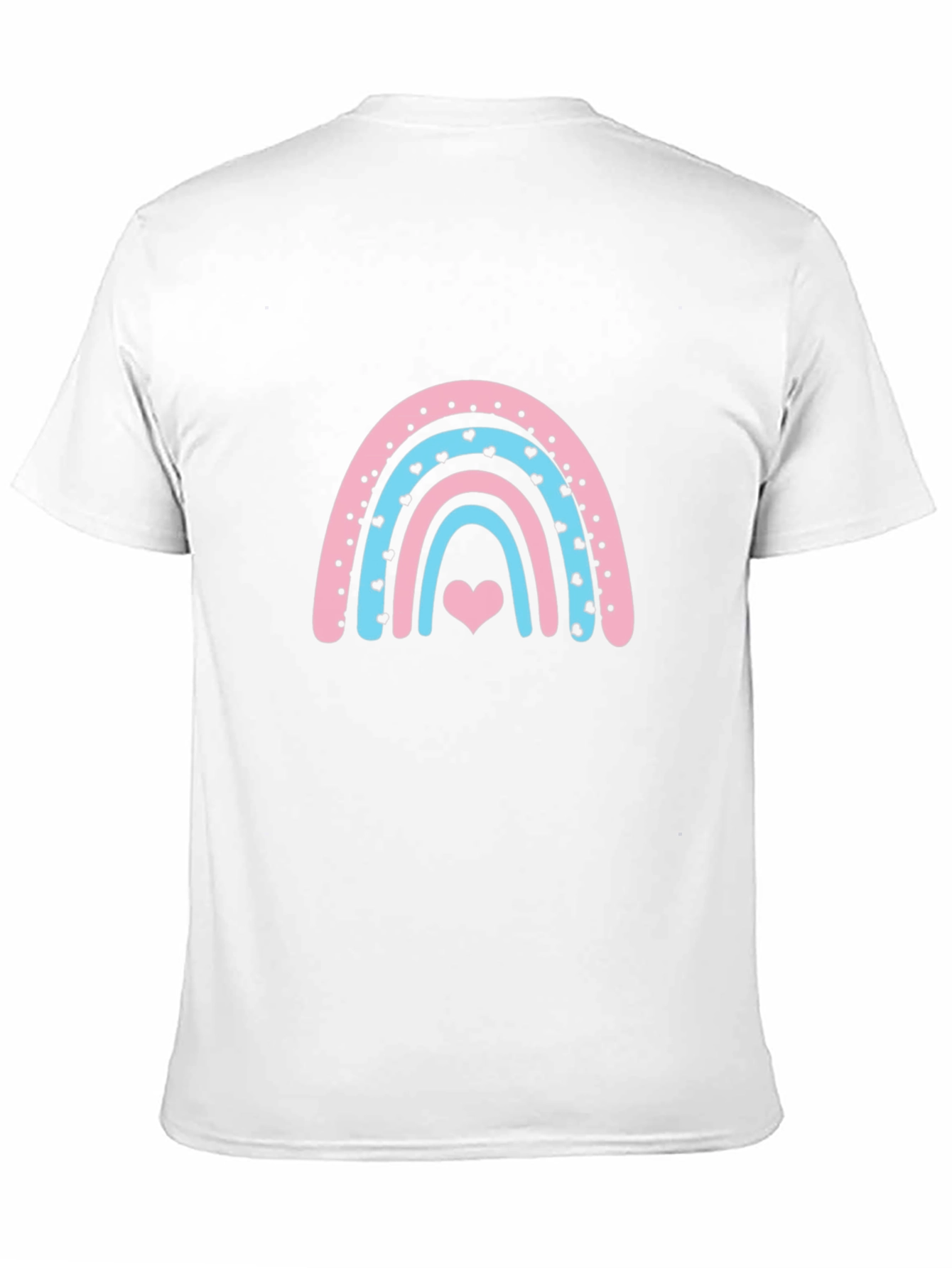 Rainbow Heart Graphic Tee - Black
