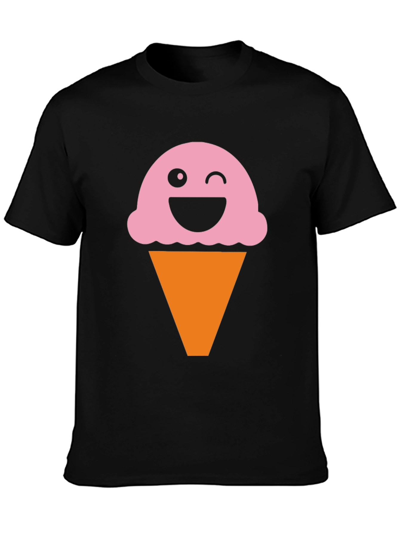 Fun Ice Cream Cone Graphic T-Shirt