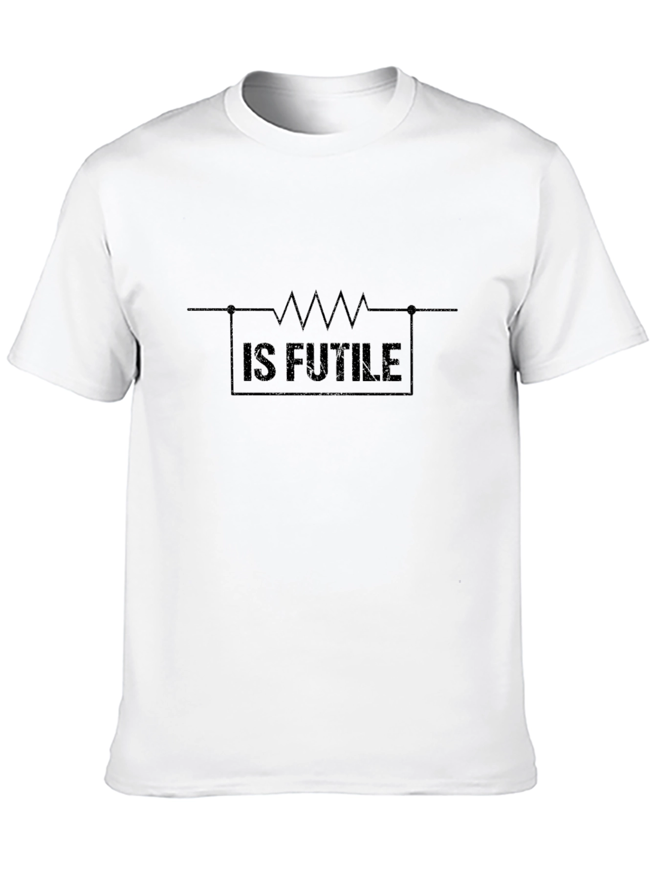 Resistance Is Futile T-Shirt - Geeky Electrical Humor