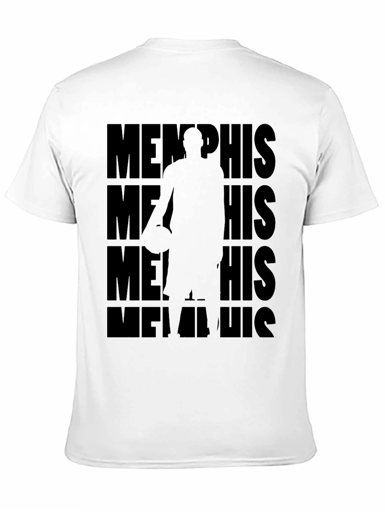 Memphis Basketball Graphic Tee - Black