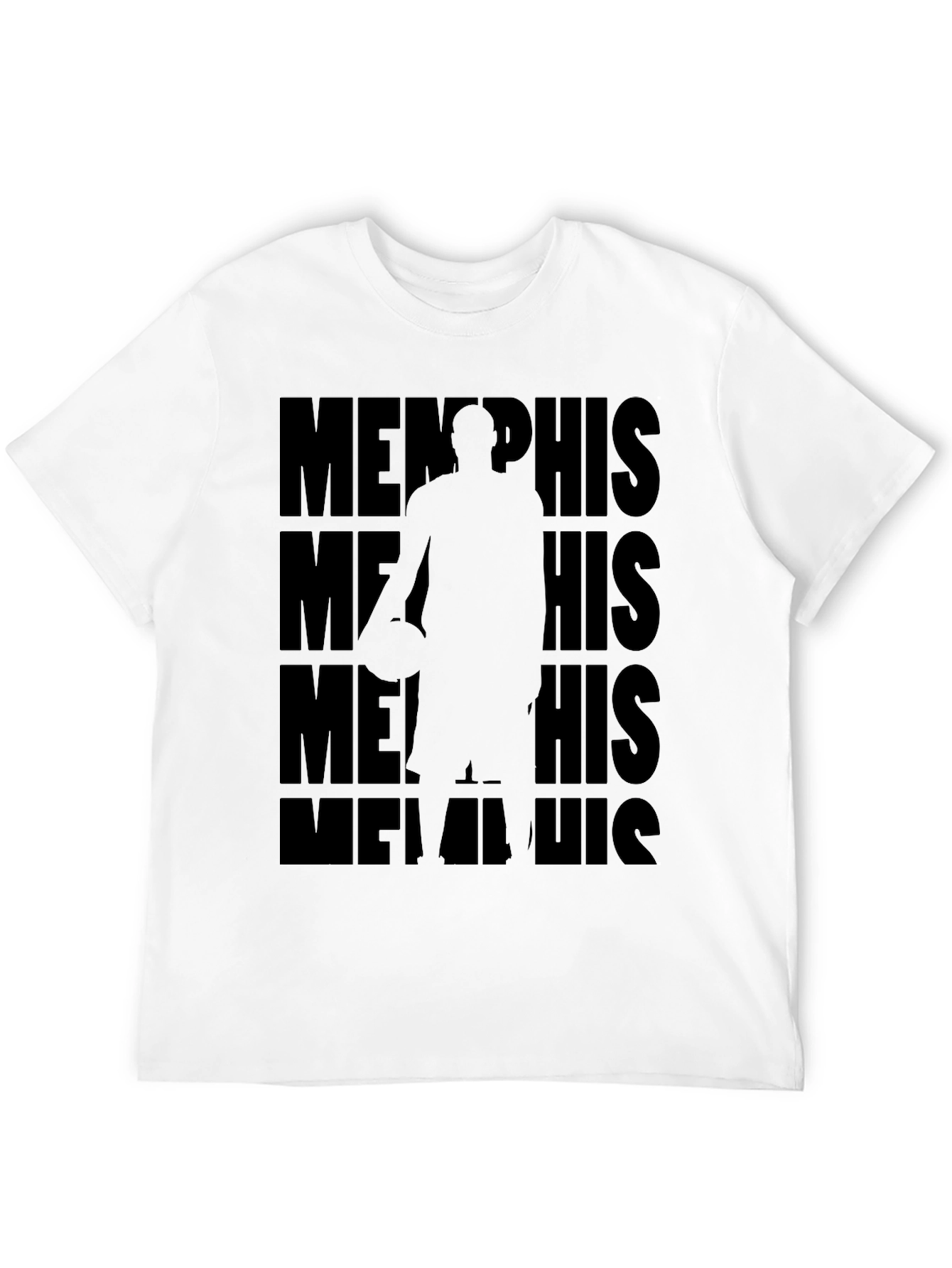 Memphis Basketball Graphic Tee - Black