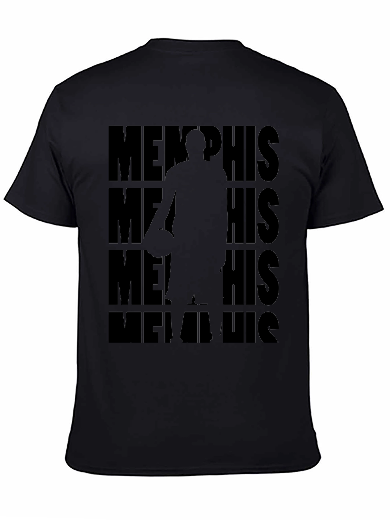 Memphis Basketball Graphic Tee - Black