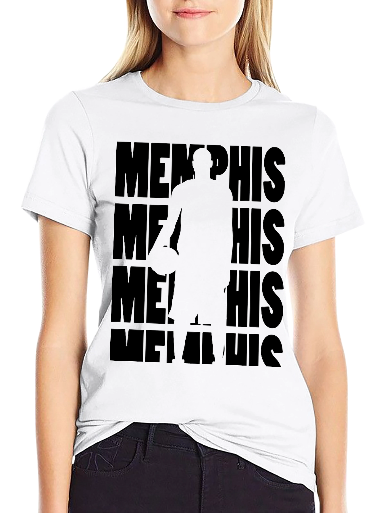 Memphis Basketball Graphic Tee - Black