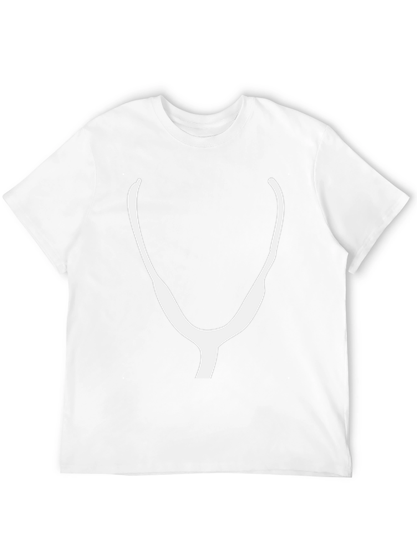 Minimalist Wishbone T-Shirt - Black Cotton Tee