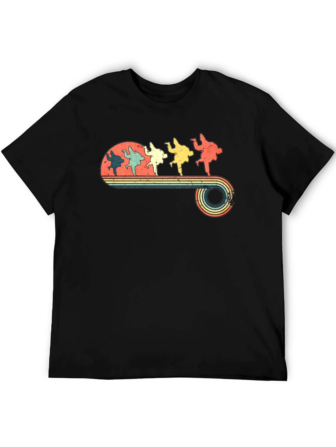 Retro Judo Stance Graphic T-Shirt