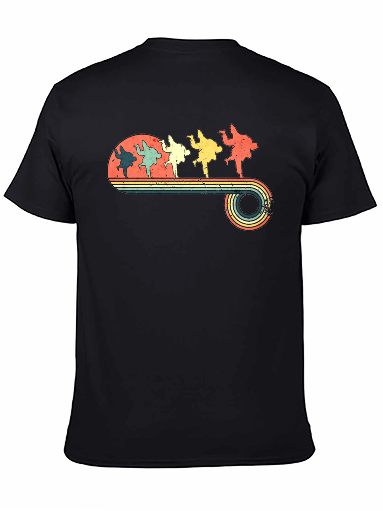 Retro Judo Stance Graphic T-Shirt
