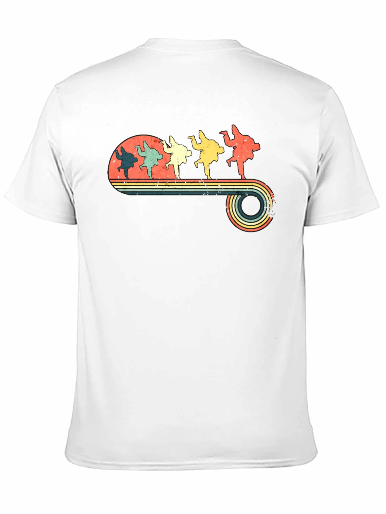 Retro Judo Stance Graphic T-Shirt
