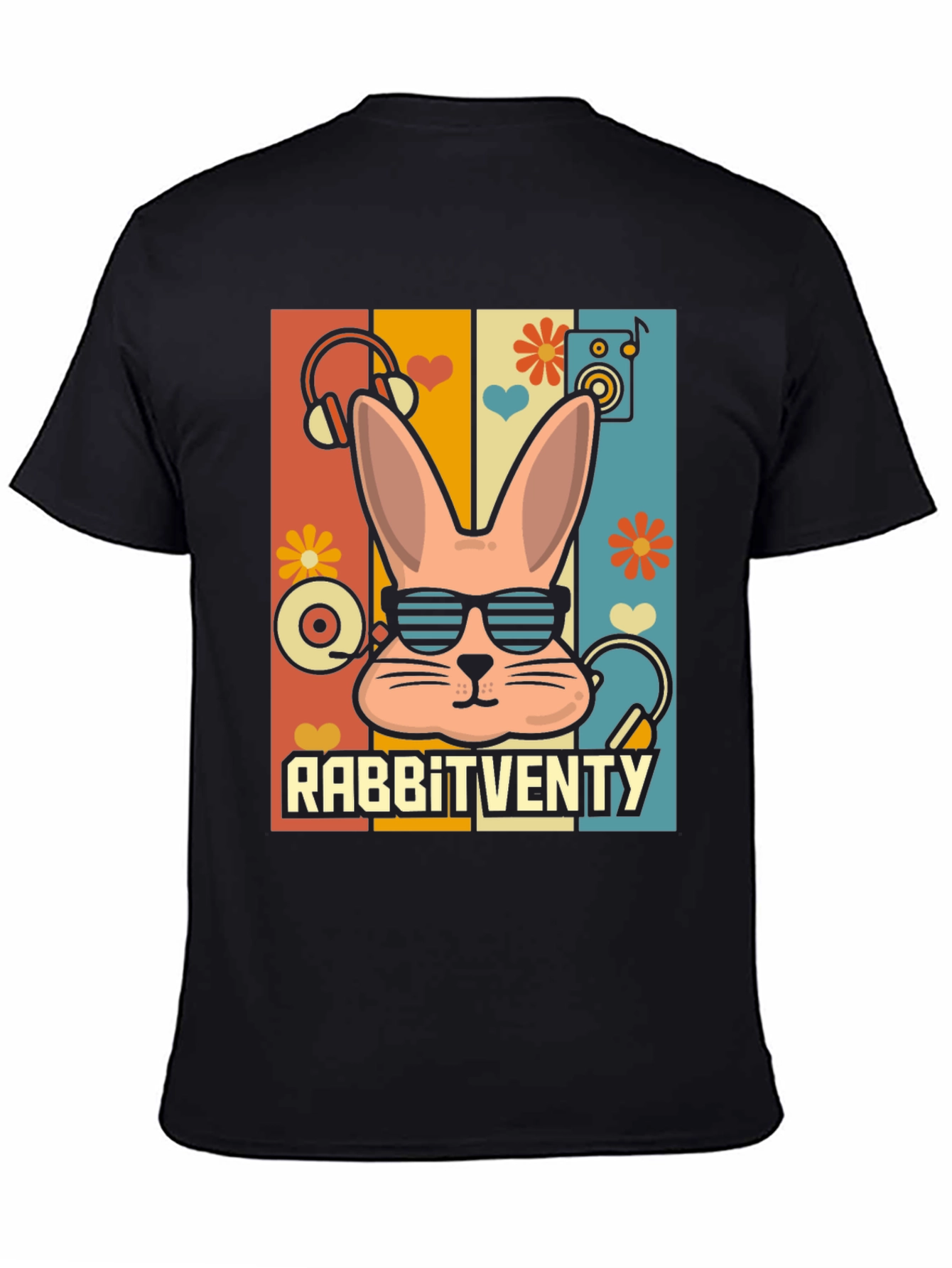 Retro Rabbitventy Graphic Tee