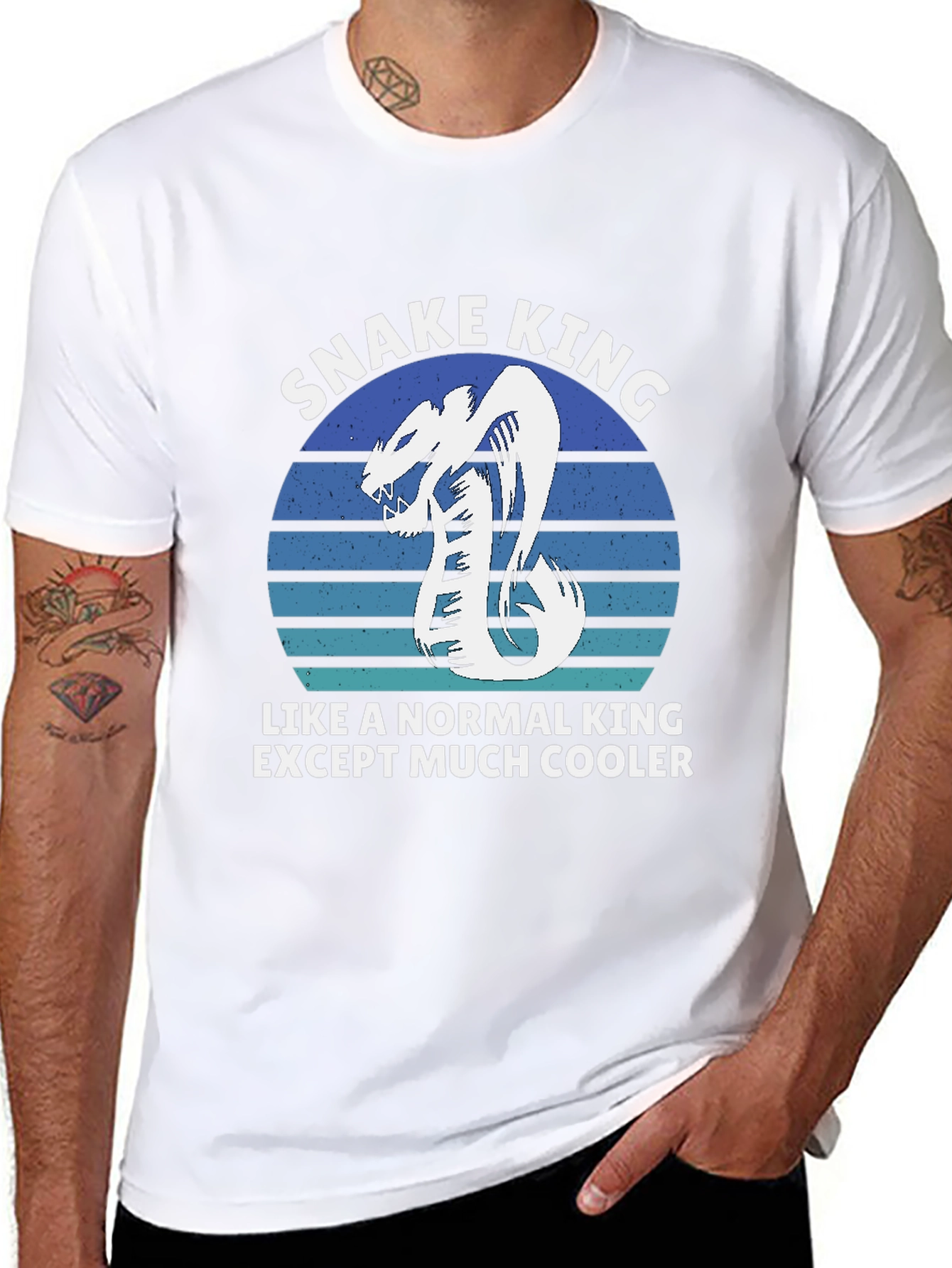 Snake King T-Shirt - Cooler Than Normal Kings