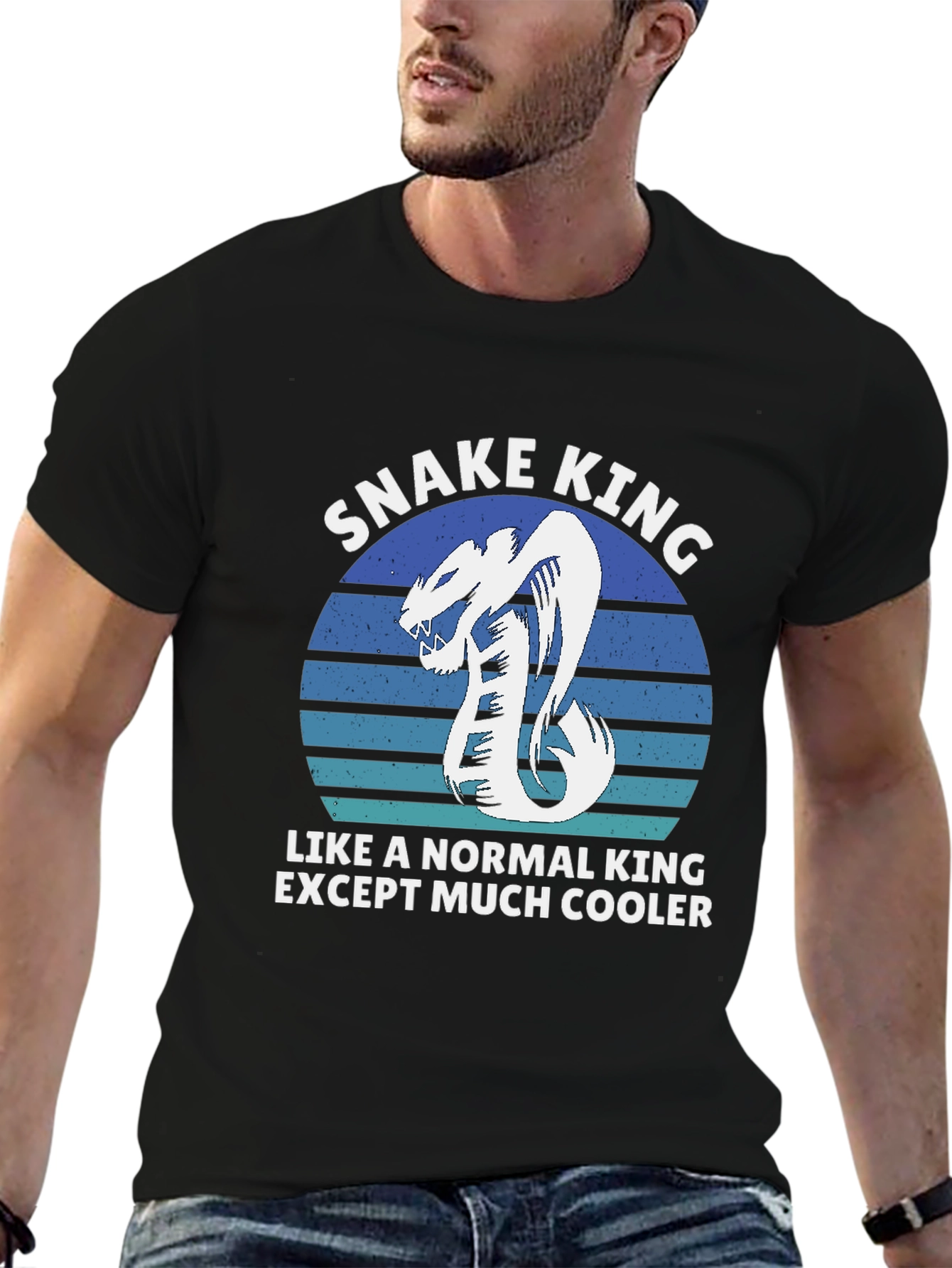 Snake King T-Shirt - Cooler Than Normal Kings
