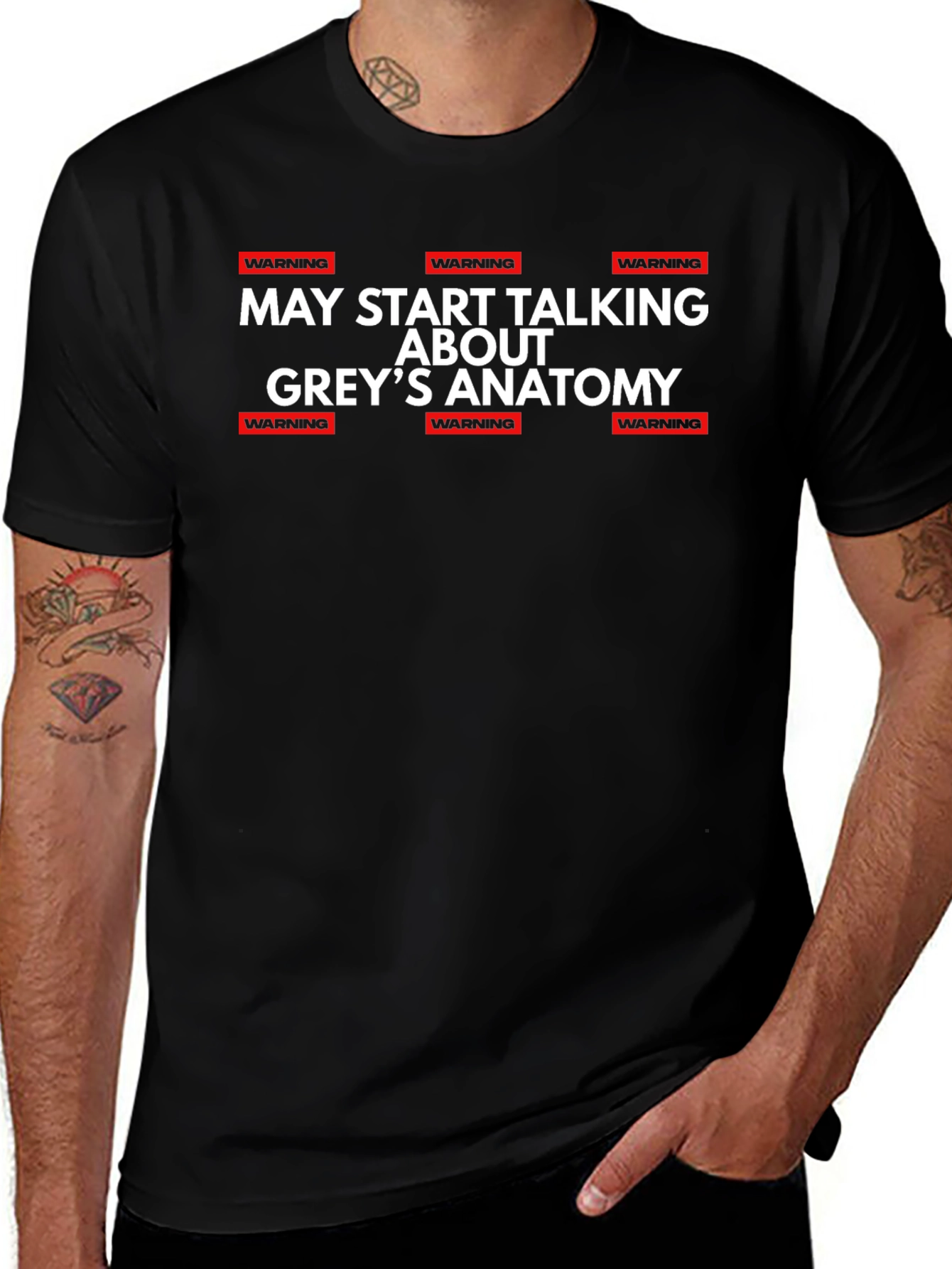 Greys Anatomy Warning T-Shirt
