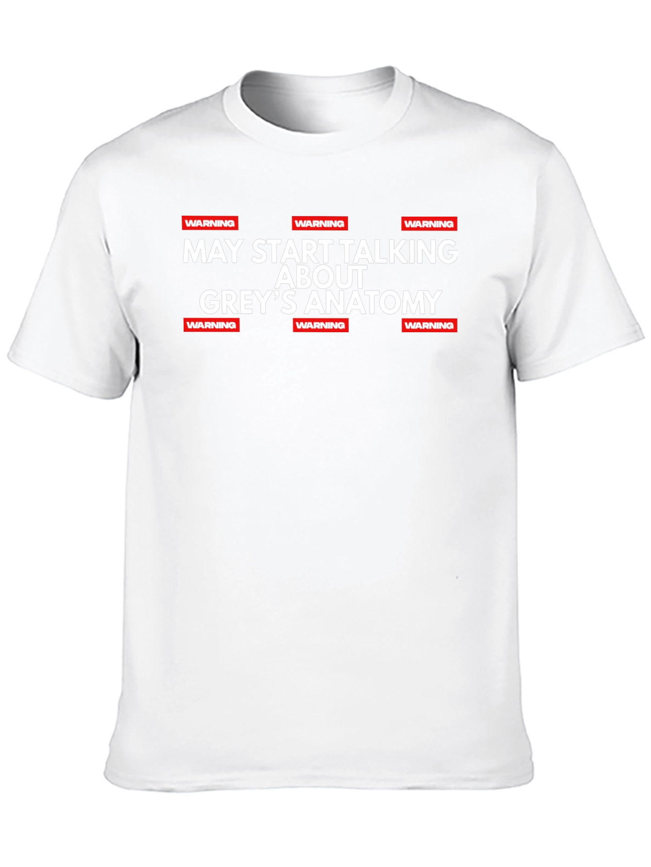 Greys Anatomy Warning T-Shirt