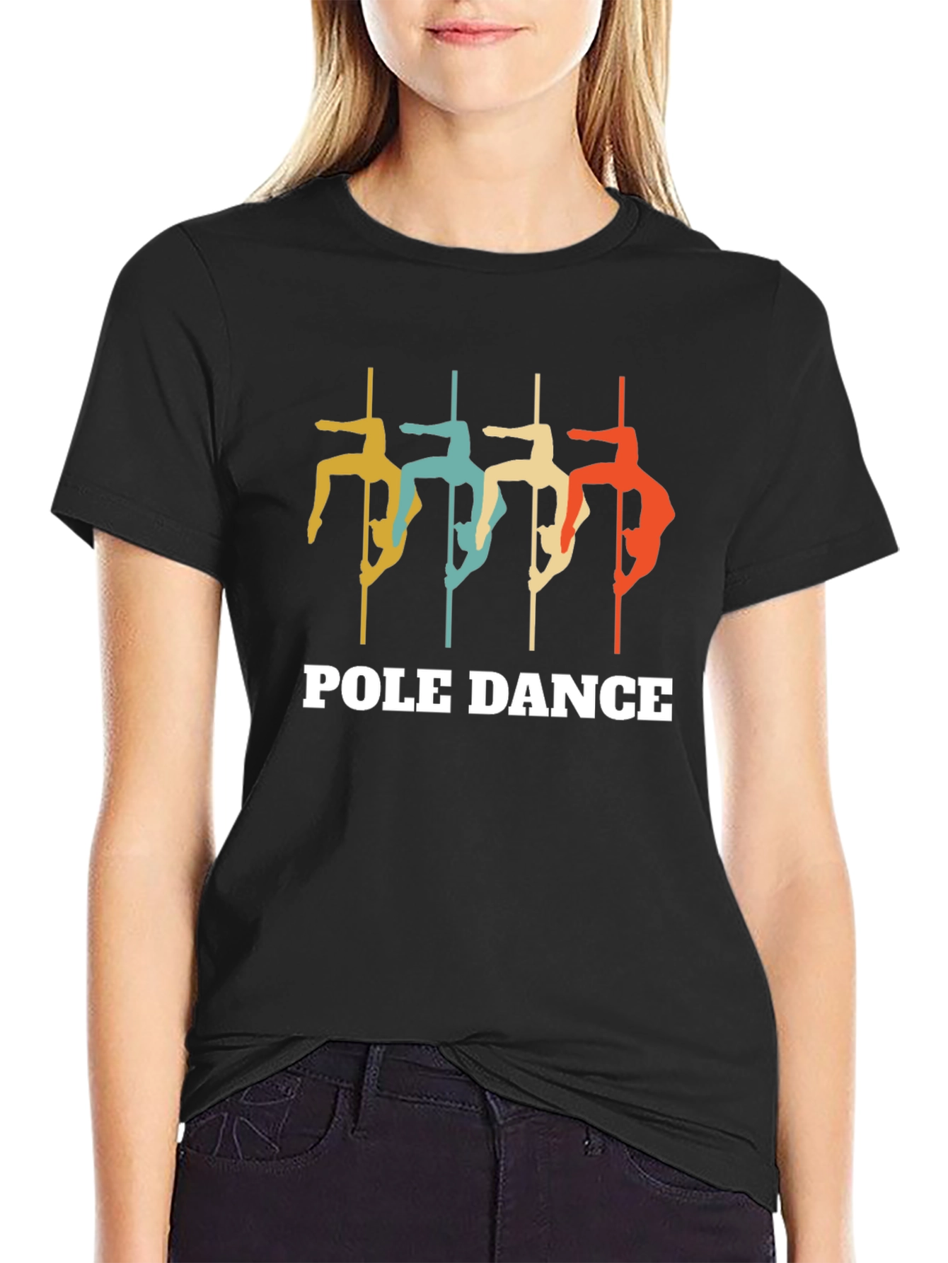 Retro Pole Dance Graphic T-Shirt