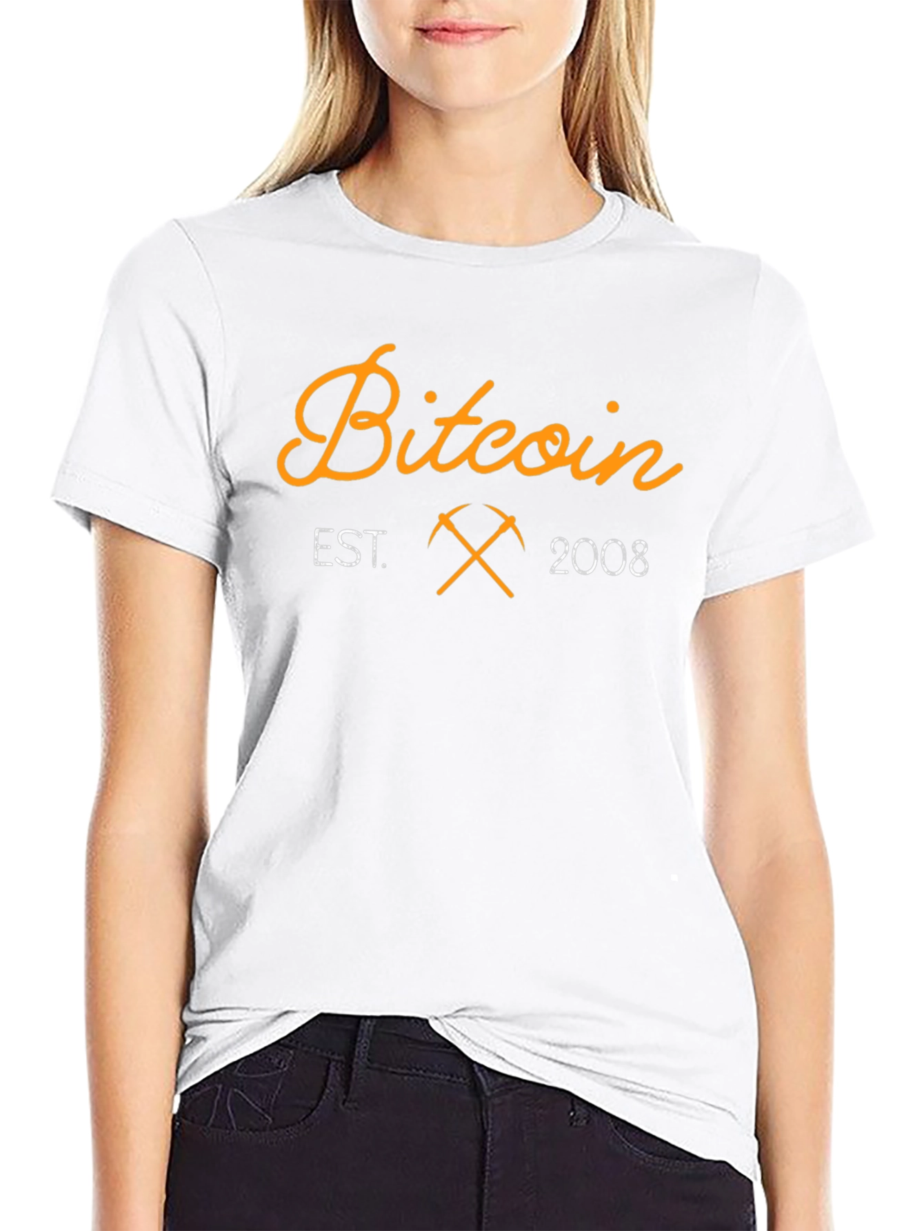 Bitcoin Est. 2008 Black T-Shirt Crypto Mining Tee