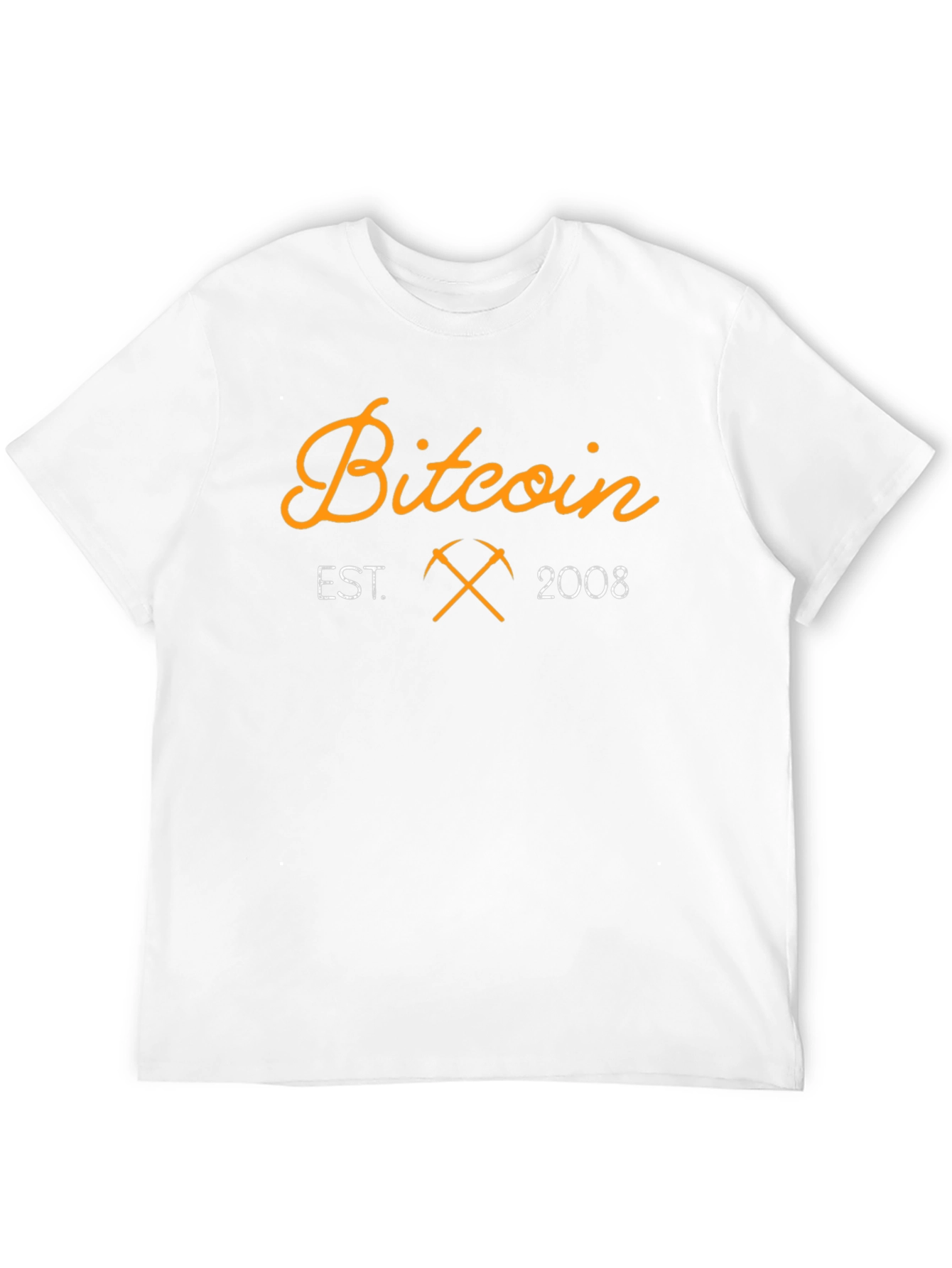 Bitcoin Est. 2008 Black T-Shirt Crypto Mining Tee