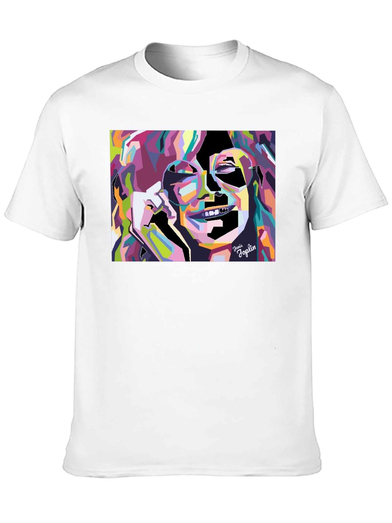 Janis Joplin Graphic Tee - Black