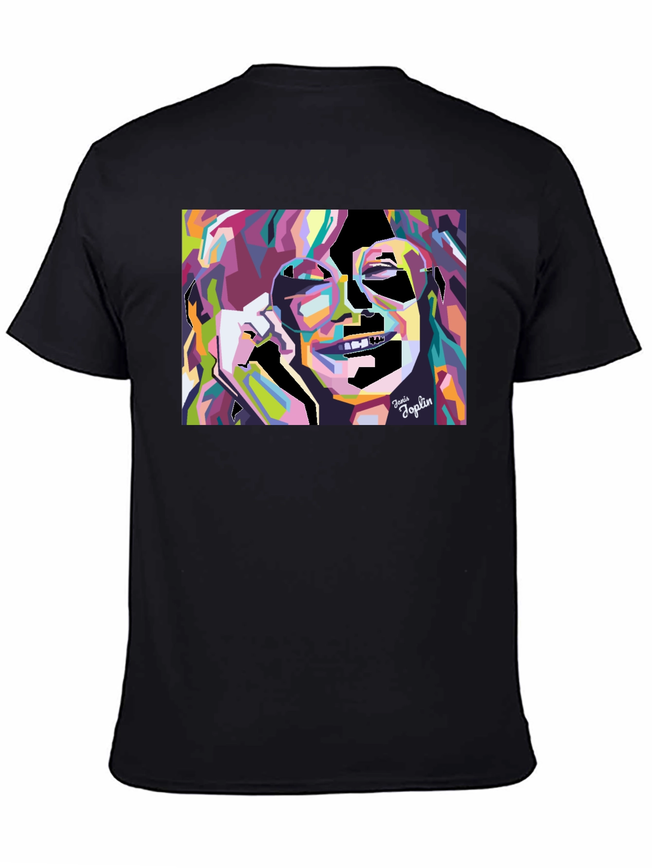Janis Joplin Graphic Tee - Black