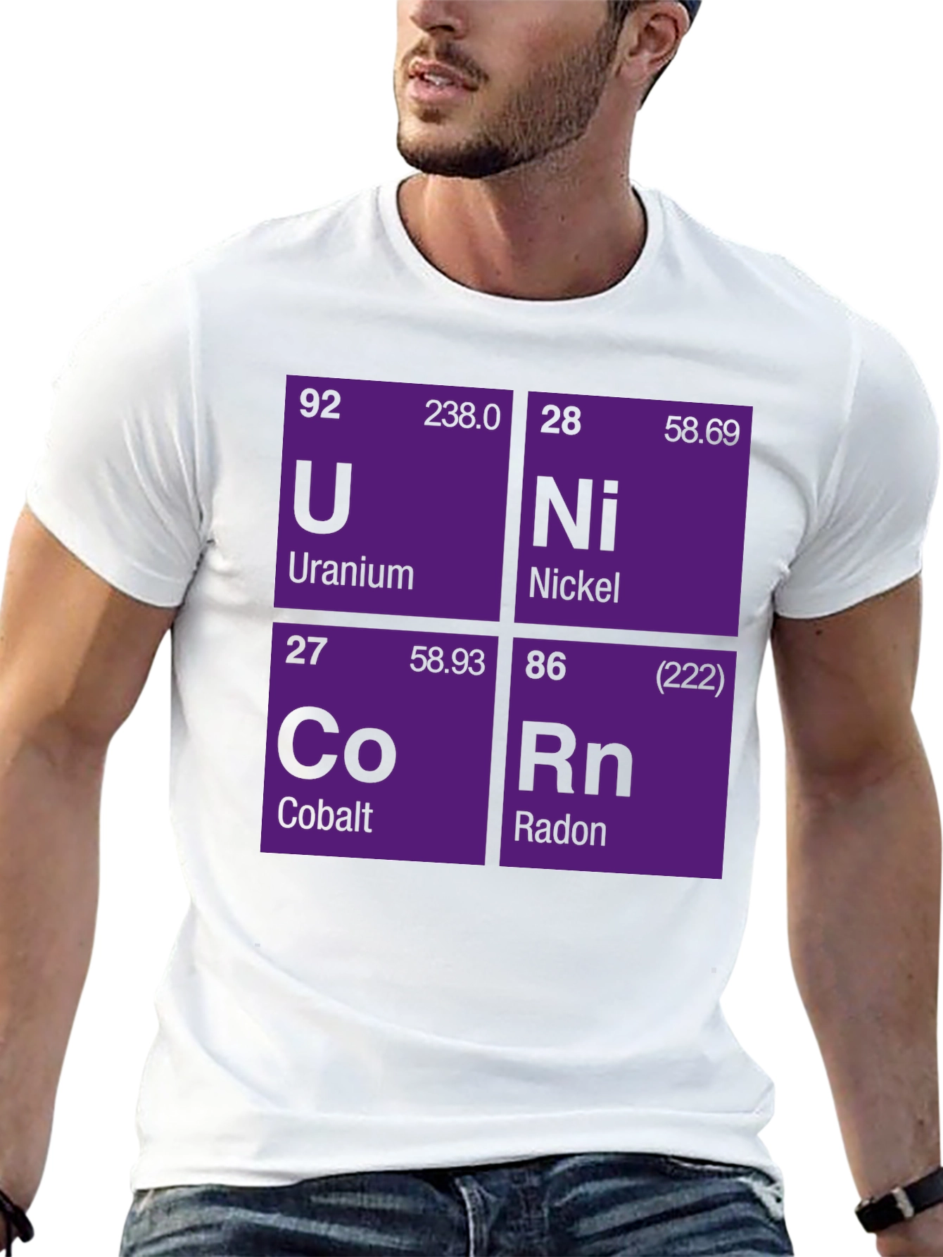 Unicorn Elements Black Graphic T-Shirt