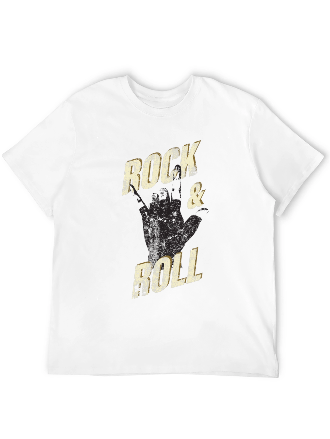 Rock & Roll Graphic Tee - Black