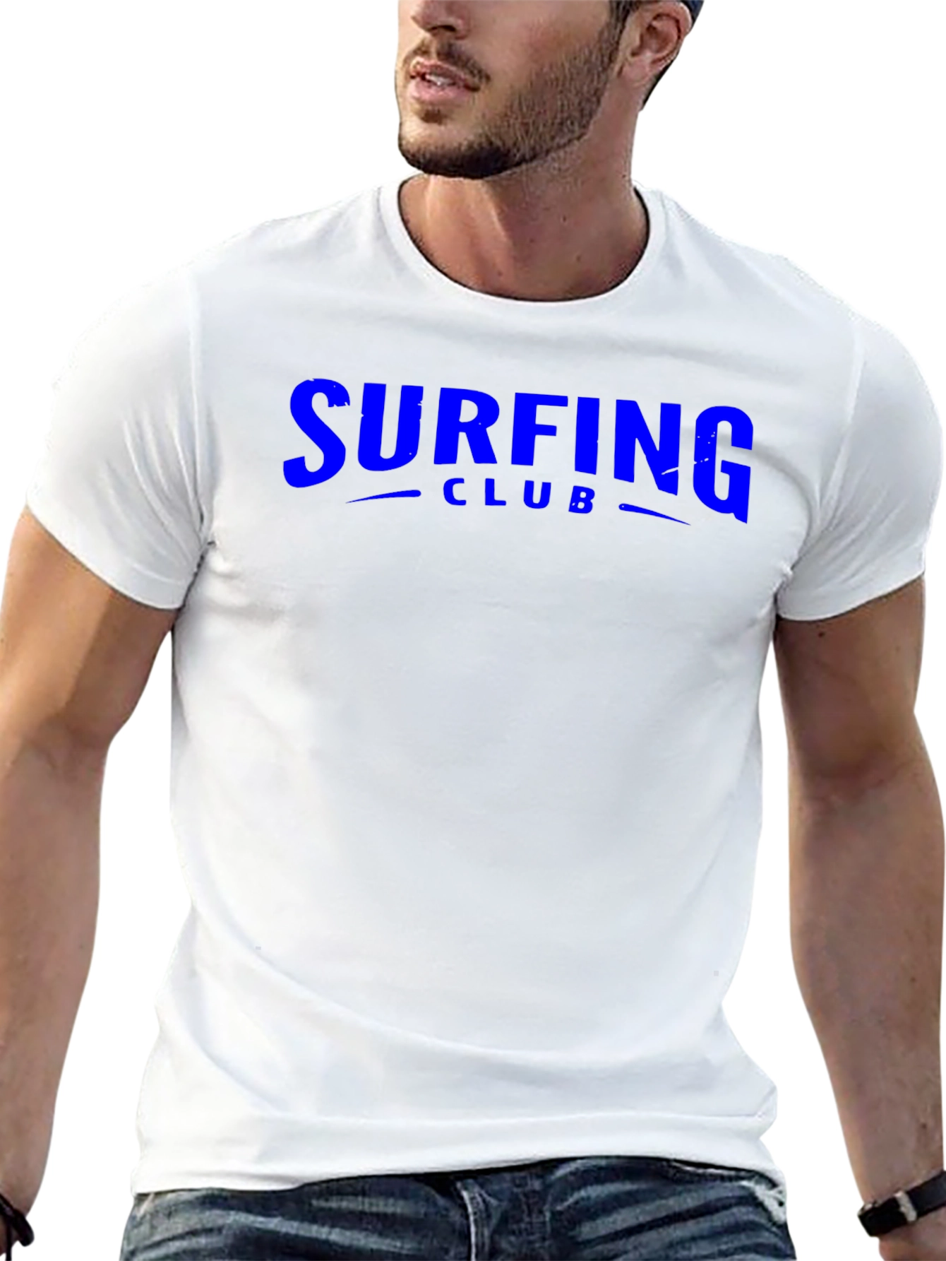 Surfing Club Black Tee Shirt