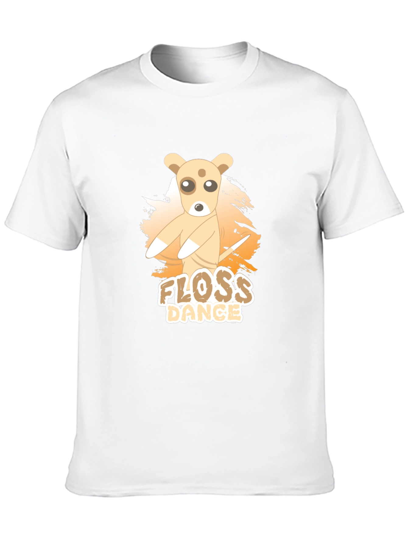 Floss Dance Graphic Tee - Cute Dog Design