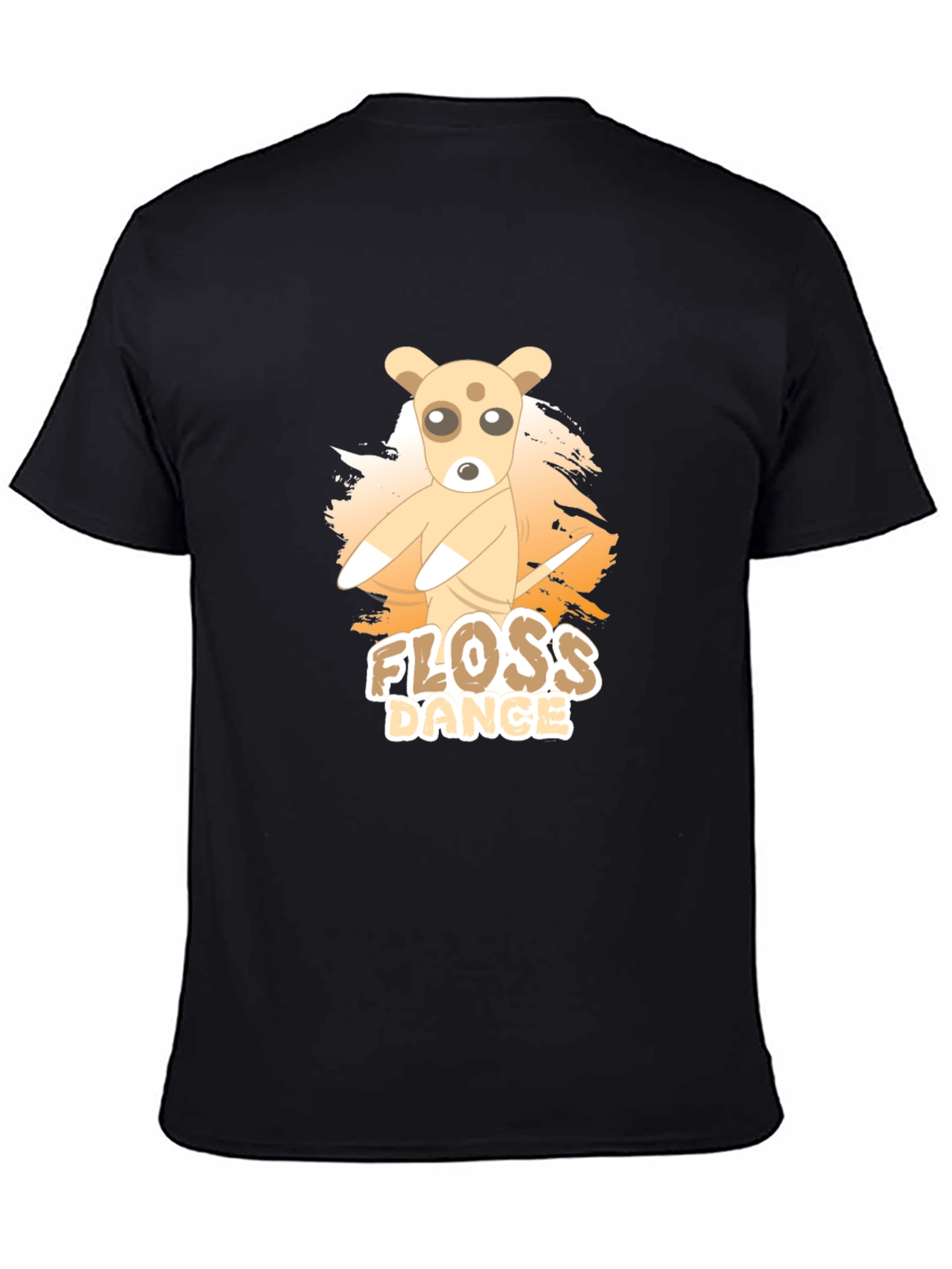 Floss Dance Graphic Tee - Cute Dog Design