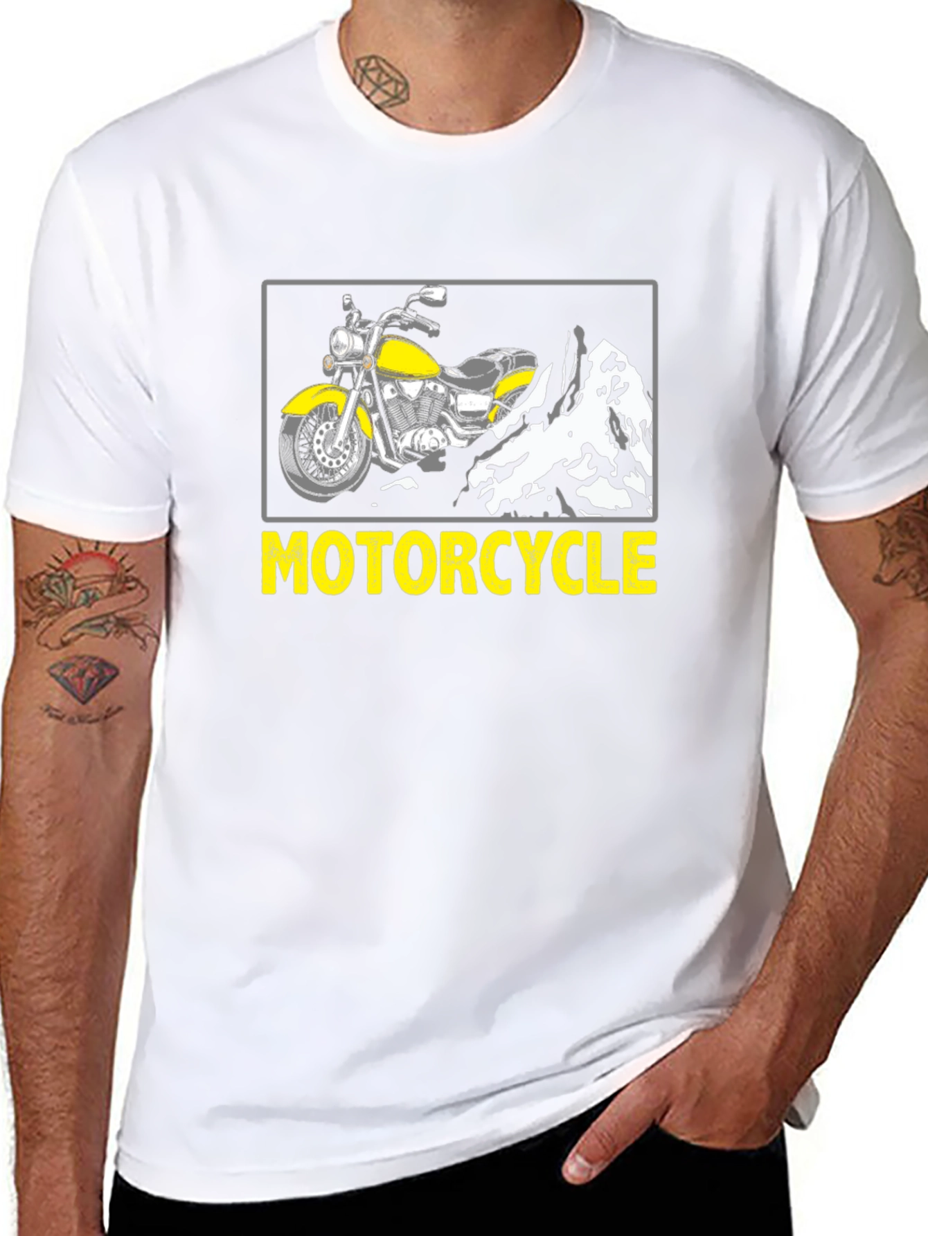 Motorcycle Graphic Tee - Ride in Style