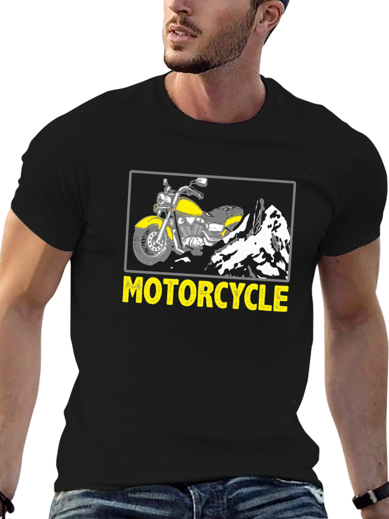 Motorcycle Graphic Tee - Ride in Style