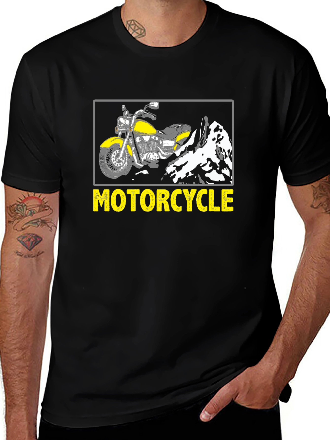 Motorcycle Graphic Tee - Ride in Style
