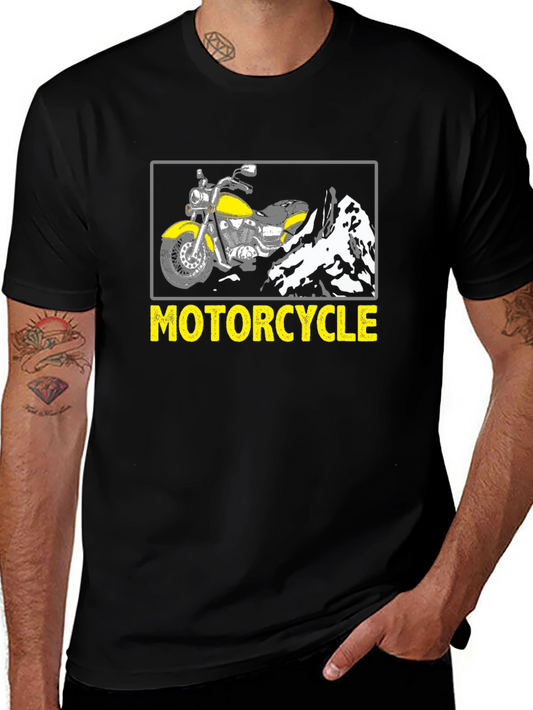 Motorcycle Graphic Tee - Ride in Style