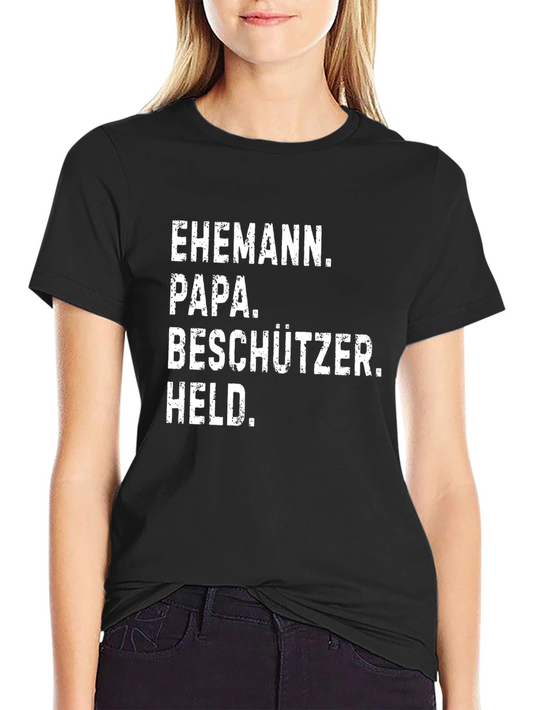 Husband Dad Protector Hero Mens T-Shirt