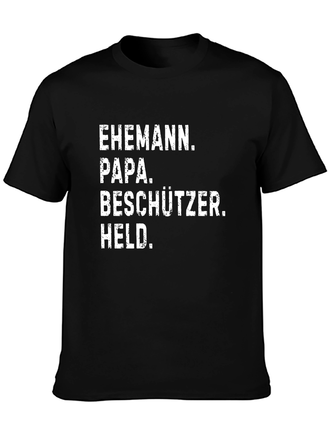 Husband Dad Protector Hero Mens T-Shirt